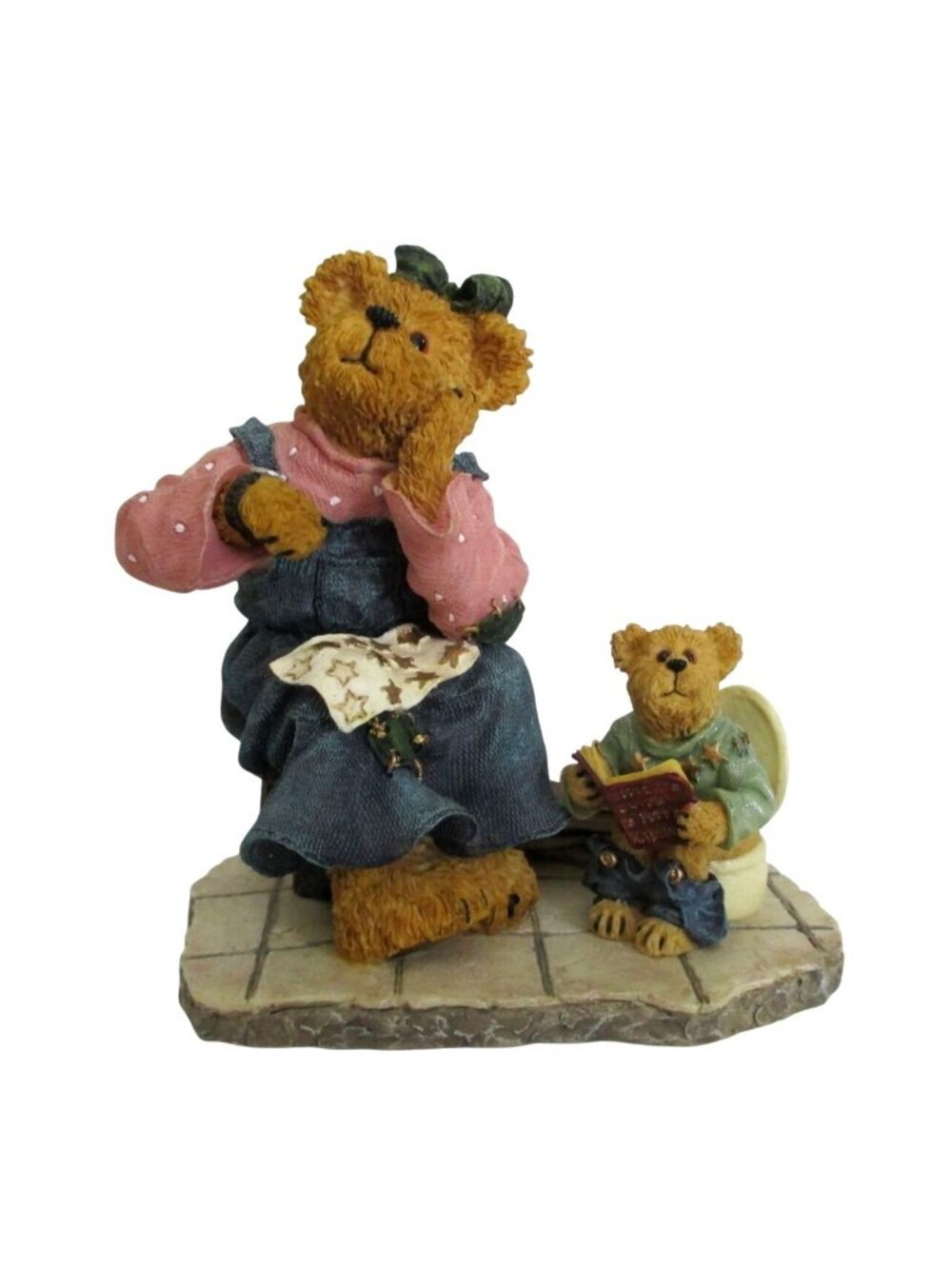 Boyds Bears & Friends "Momma With Taylor" Figurine - Patience Is A Virtue